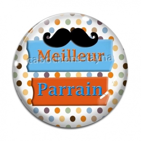 Cabochon Verre - meilleur parrain