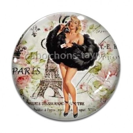 Cabochon Verre - pin up