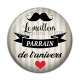 Cabochon Résine - meilleur parrain de l'univers
