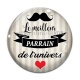 Cabochon Verre - meilleur parrain de l'univers