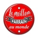 Cabochon Résine - meilleur parrain de l'univers