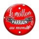 Cabochon Verre - meilleur parrain de l'univers
