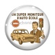 Cabochon Verre - un super moniteur d'auto école