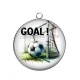 Pendentif Cabochon Argent - goal