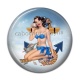 Cabochon Résine - pin up