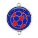 Connecteur Cabochon Argent - ballon