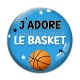 Cabochon Verre - j'adore le basket