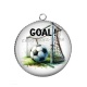 Pendentif Cabochon Argent - goal