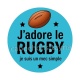 j'adore le rugby je suis un mec simple