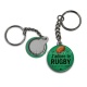Porte clés - j'adore le rugby je suis un mec simple