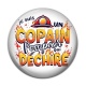 Cabochon Résine - je suis un copain pompier qui déchire