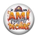 Cabochon Résine - je suis un ami pompier qui déchire