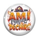 Cabochon Verre - je suis un ami pompier qui déchire