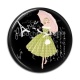 Cabochon Résine - femme de paris