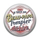 Cabochon Résine - je suis un beau papa pompier qui déchire