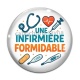 Cabochon Verre - une infirmière formidable