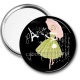 Miroir de poche - femme de paris