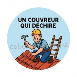 un couvreur qui déchire
