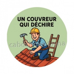 un couvreur qui déchire