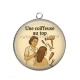 Pendentif Cabochon Argent - une coiffeuse au top
