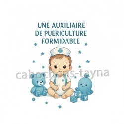 une auxiliaire de puériculture formidable