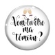 Cabochon Verre - veux tu être ma témoin