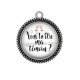 Pendentif Cabochon Argent - veux tu être ma témoin