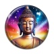 Cabochon Résine - bouddha méditation