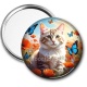 Miroir de poche - chat