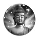 Cabochon Verre - bouddha méditation