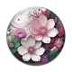 Cabochon Verre - fleur