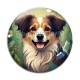 Cabochon Verre - chien