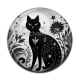 Cabochon Résine - chat noir