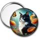 Miroir de poche - chat