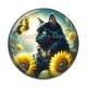 Cabochon Résine - chat