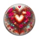 Cabochon Résine - coeur
