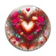 Cabochon Verre - coeur