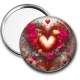 Miroir de poche - coeur