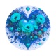 coeur coquelicot