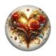 Cabochon Résine - coeur