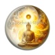 Cabochon Résine - bouddha méditation
