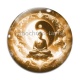 Cabochon Verre - bouddha méditation