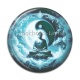 Cabochon Résine - bouddha méditation