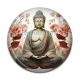 Cabochon Résine - bouddha méditation