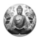 Cabochon Verre - bouddha méditation