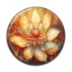 Cabochon Résine - fleur exotique