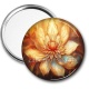 Miroir de poche - fleur exotique