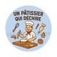 un pâtissier qui déchire
