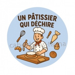 un pâtissier qui déchire