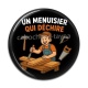 Cabochon Résine - un menuisier qui déchire